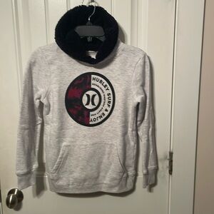 Hurley Boy’s Gray Hoodie Size M 10-12